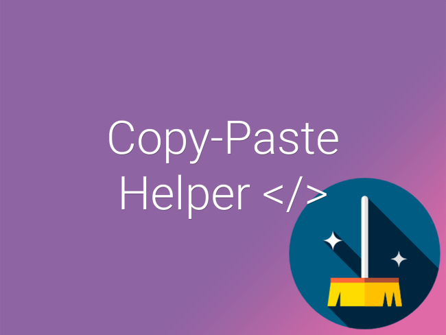 Copy-Paste Helper